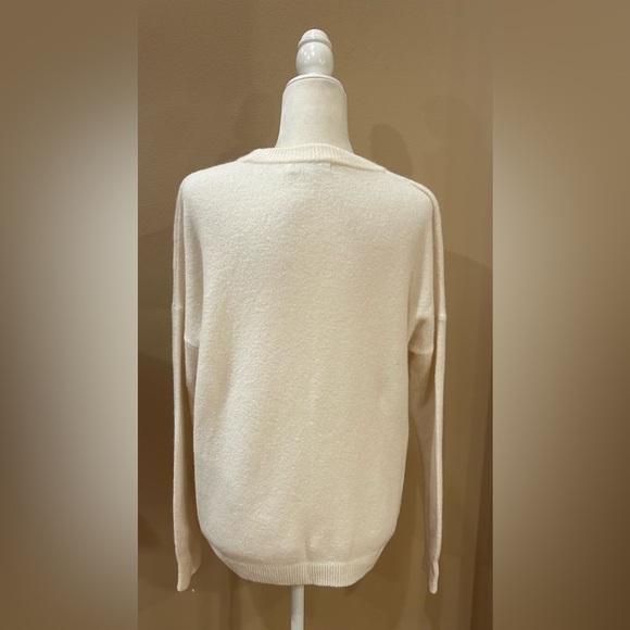 Madewell Peace to All Westlake Pullover Sweater in Coziest Yarn, Size M - Picture 6 of 10